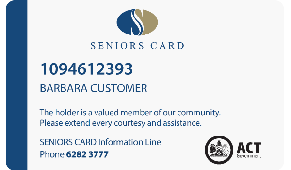 Seniors Card